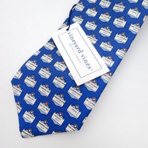 Vineyard Vines Cooperstown New York Street Signs Novelty Silk Necktie